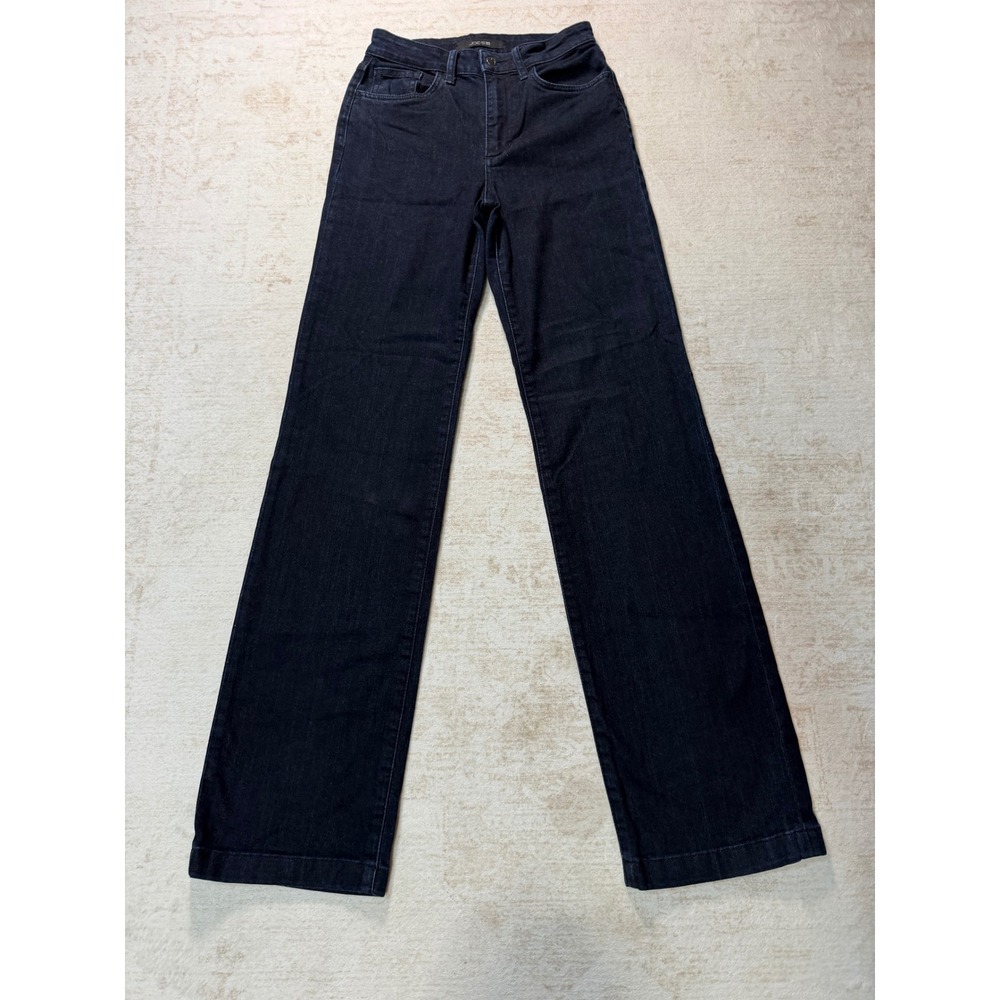 Joes Jeans Womens High Waisted Wide Leg Dark Wash Denim Jeans Size 25
